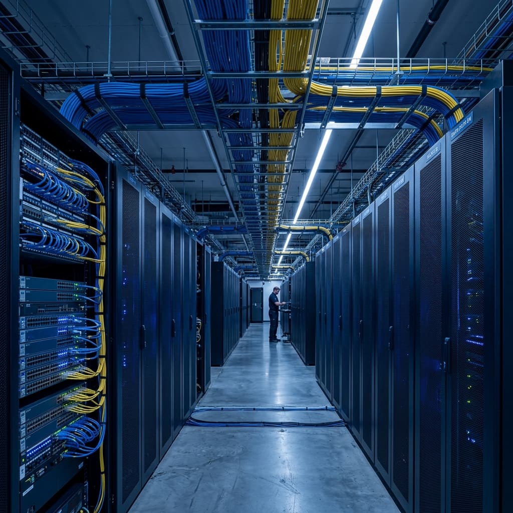 Data center infrastructure background